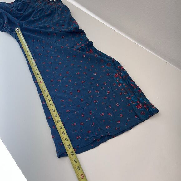 Torrid Pull-On Wide Leg Challis Smocked Waist High-Rise Pant Boho Festival 1XT - Picture 13 of 13